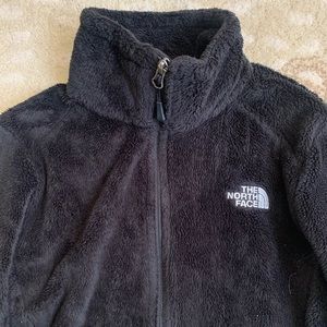 Black north face zip up